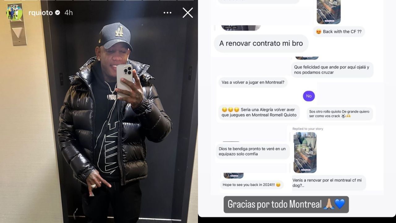 Romell Quioto emite importante anuncio relacionado a su futuro en la MLS