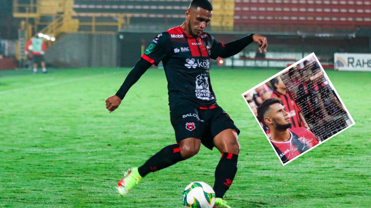 Alex López rompe el silencio tras salir del Alajuela de la Liga de Costa Rica