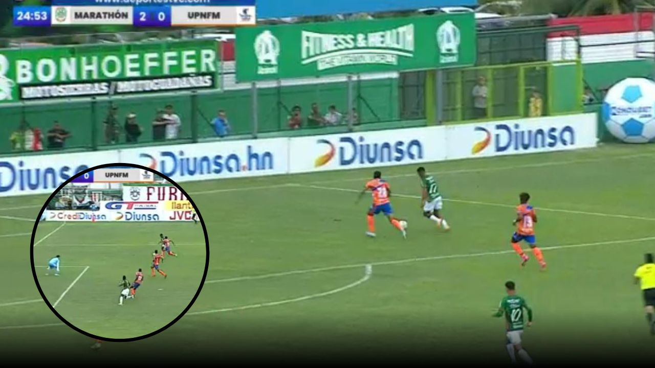 Así fue el primer gol de Alexy Vega con el Marathón