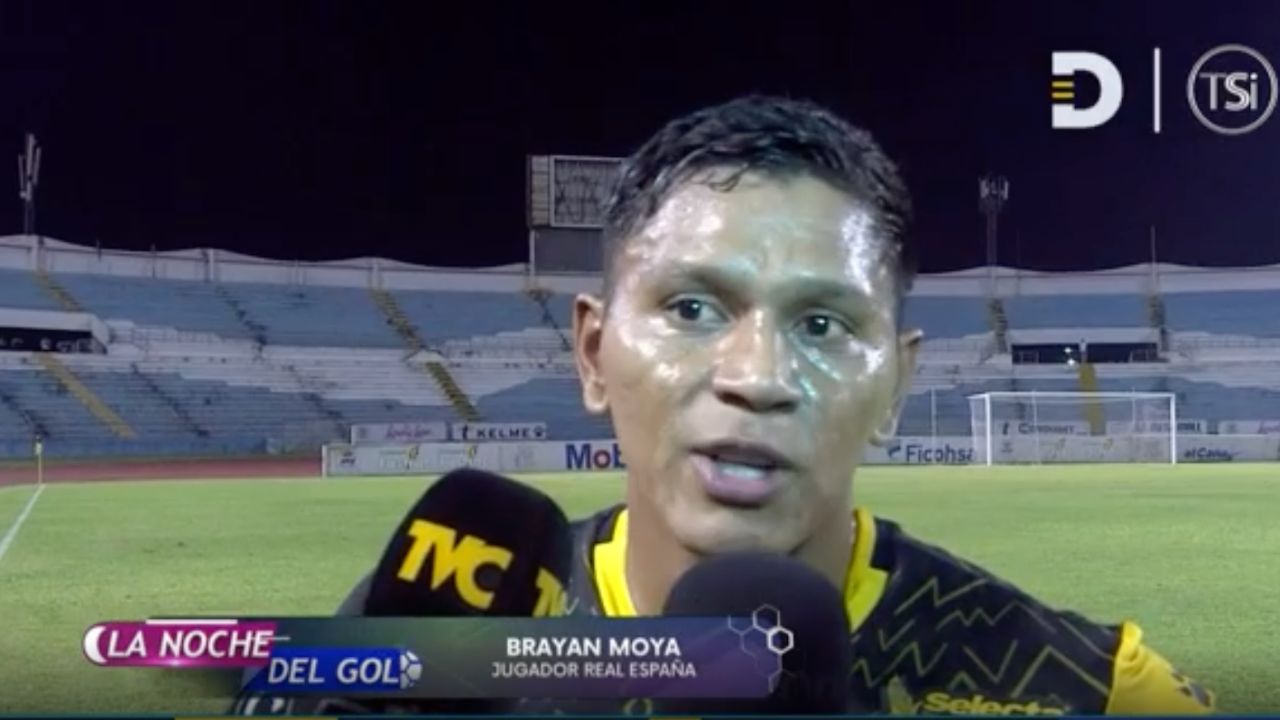 Brayan Moya se estrena con gol en el Real España y menciona con quién se entiende mejor