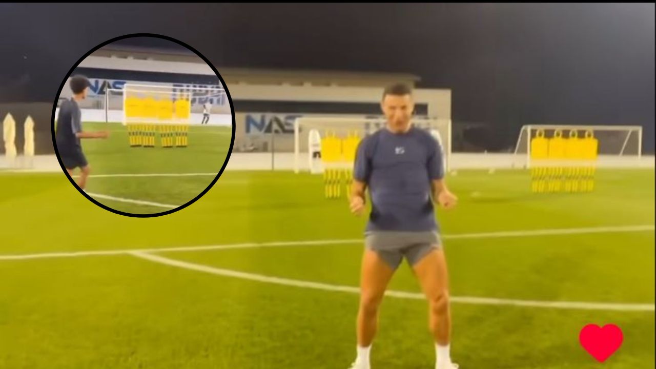 Cristiano Ronaldo le da una lección de vida a su hijo tras intentar imitarlo