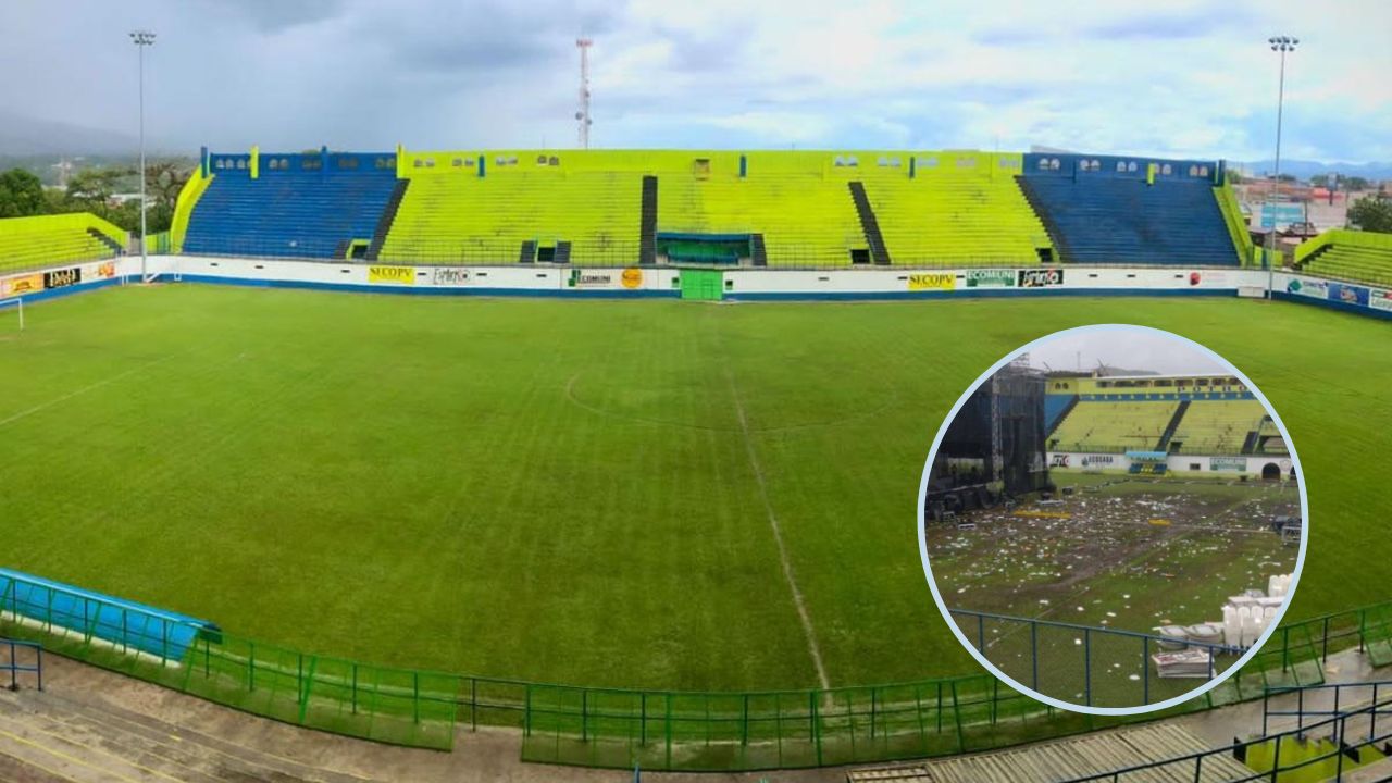 Cancha del estadio Juan Ramón Brevé quedó destruida tras celebración de concierto