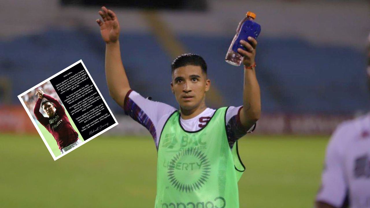 Michaell Chirinos le deja mensaje al Saprissa tras darle impactante noticia