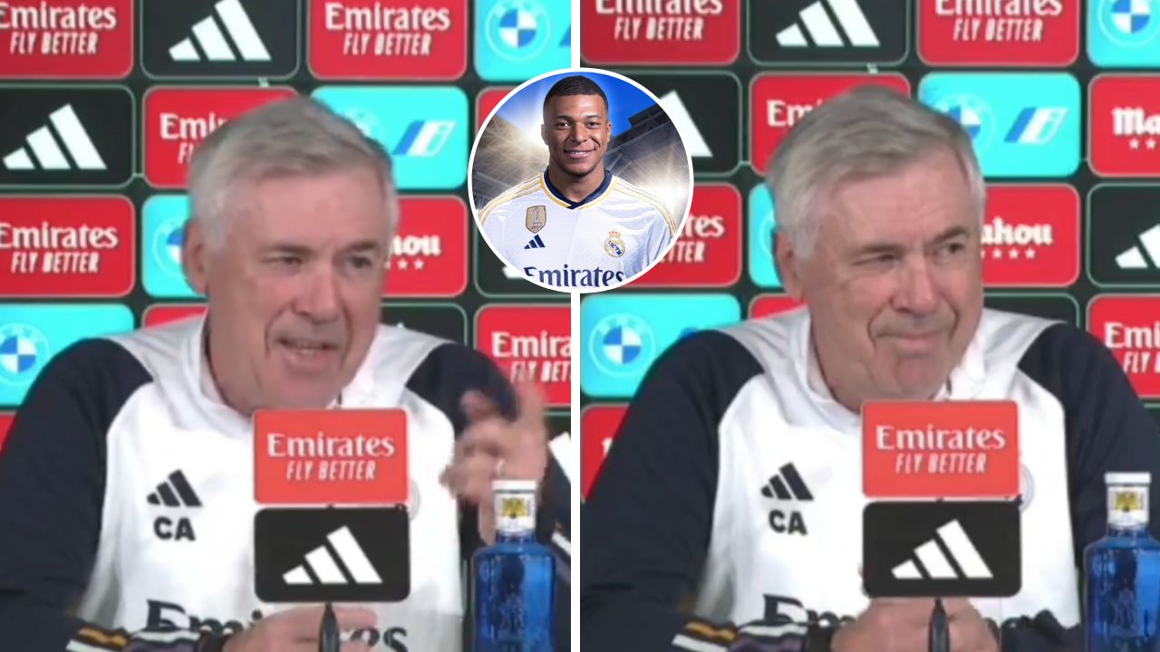 La inesperada reacción de Ancelotti al mencionarse a Mbappé con el Real Madrid