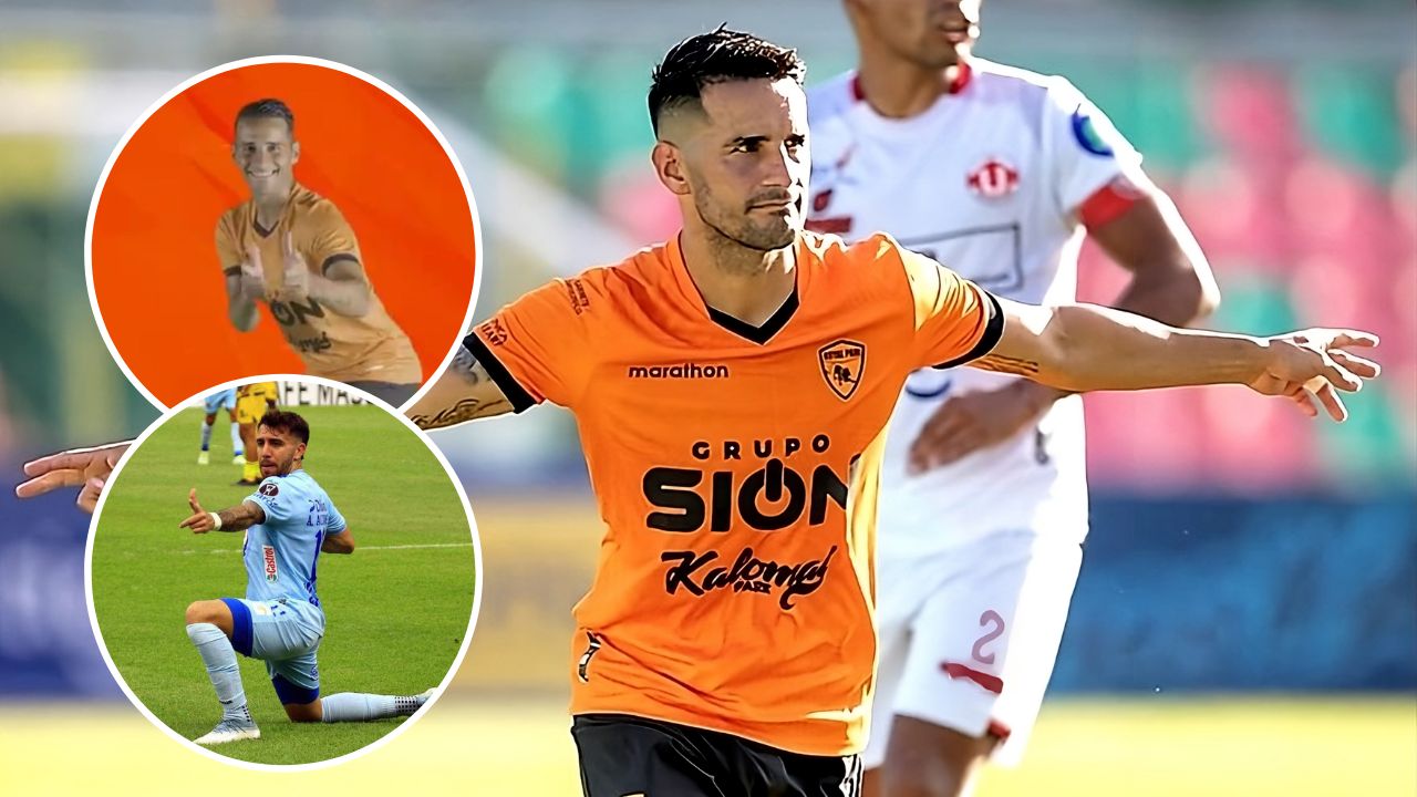 Jugador argentino le 'reclama' a Agustín Auzmendi de copiarle su clásica celebración