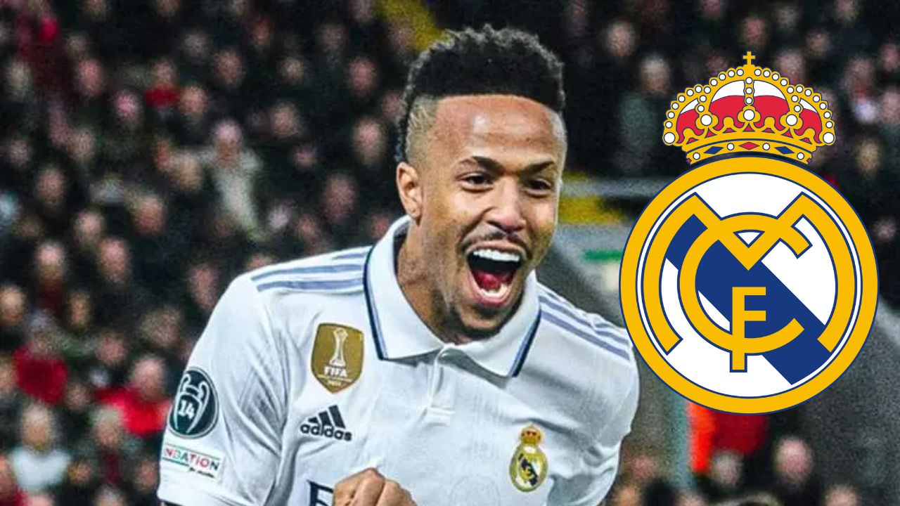 Eder Militao, hasta este año renovó su contrato el destacado defensa del Real Madrid