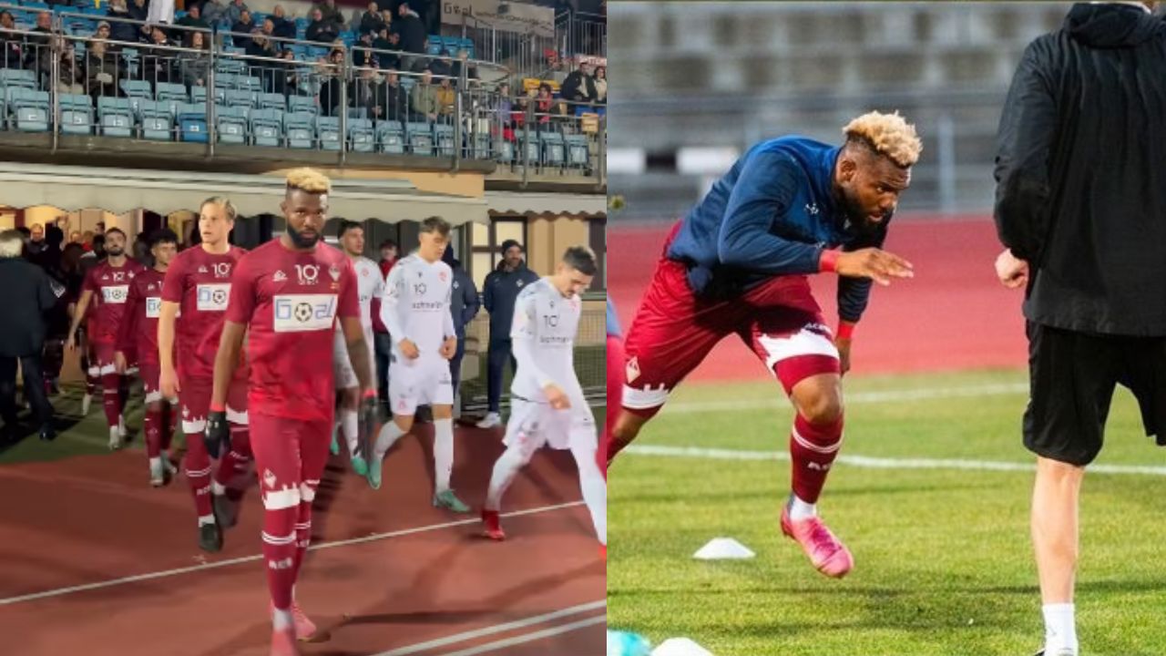 Jorge Benguché hizo su debut en el Bellinzona de Suiza sin haber sido anunciado oficialmente