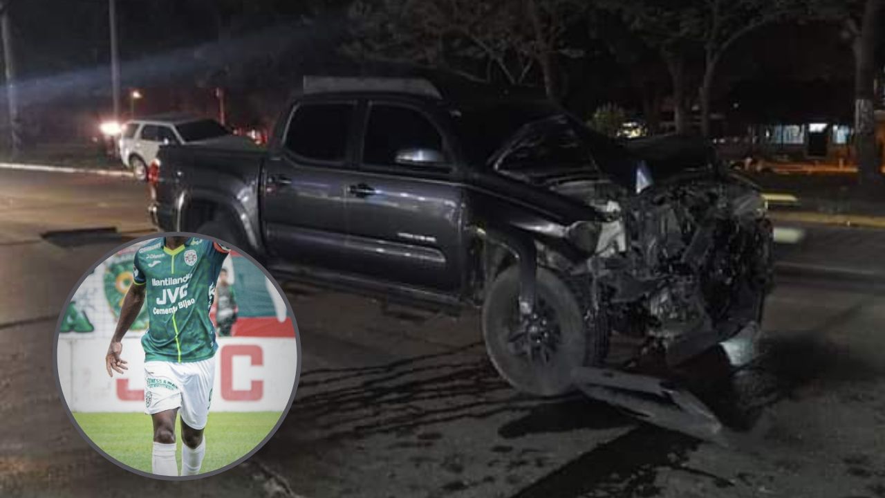 Jugador de Marathón sufre aparatoso accidente tras jugar un partido amistoso