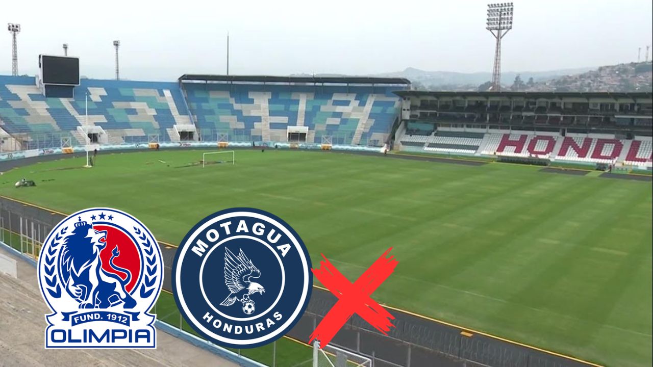 Confirmado: Olimpia y Motagua, fuera del estadio Nacional por varias jornadas del Clausura 2024