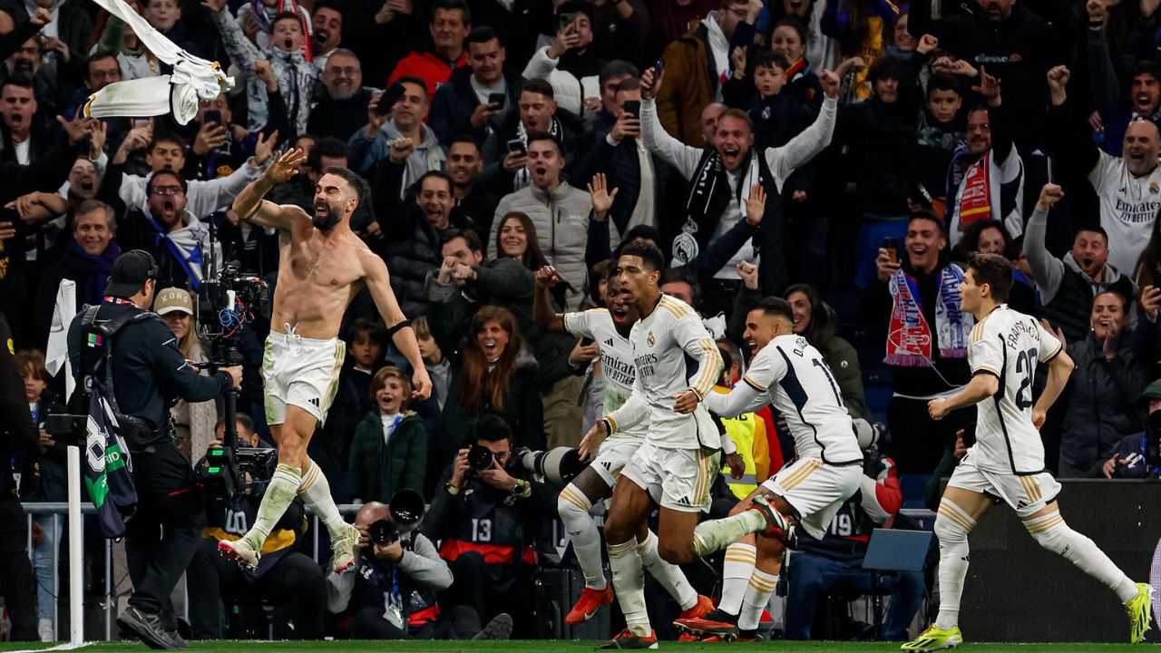 Real Madrid firma dramática remontada frente al Almería con controversia arbitral