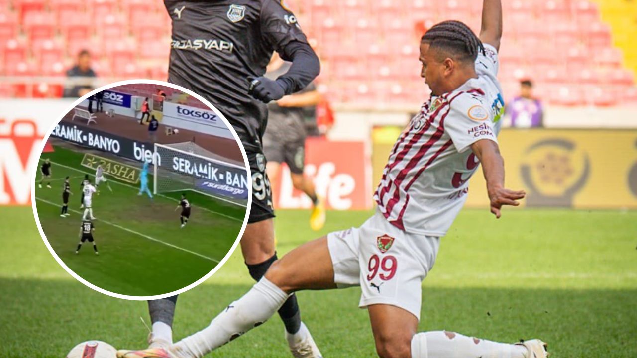 Rigoberto Rivas anota su tercer gol en la Superliga de Turquía con Hatayspor