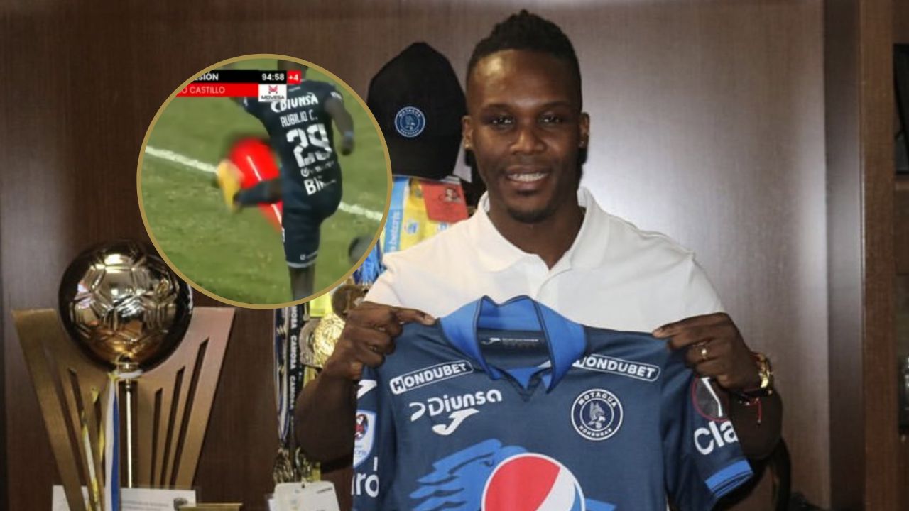 Revelan la decisión de Motagua con Rubilio Castillo y el castigo que arrastra tras su fichaje