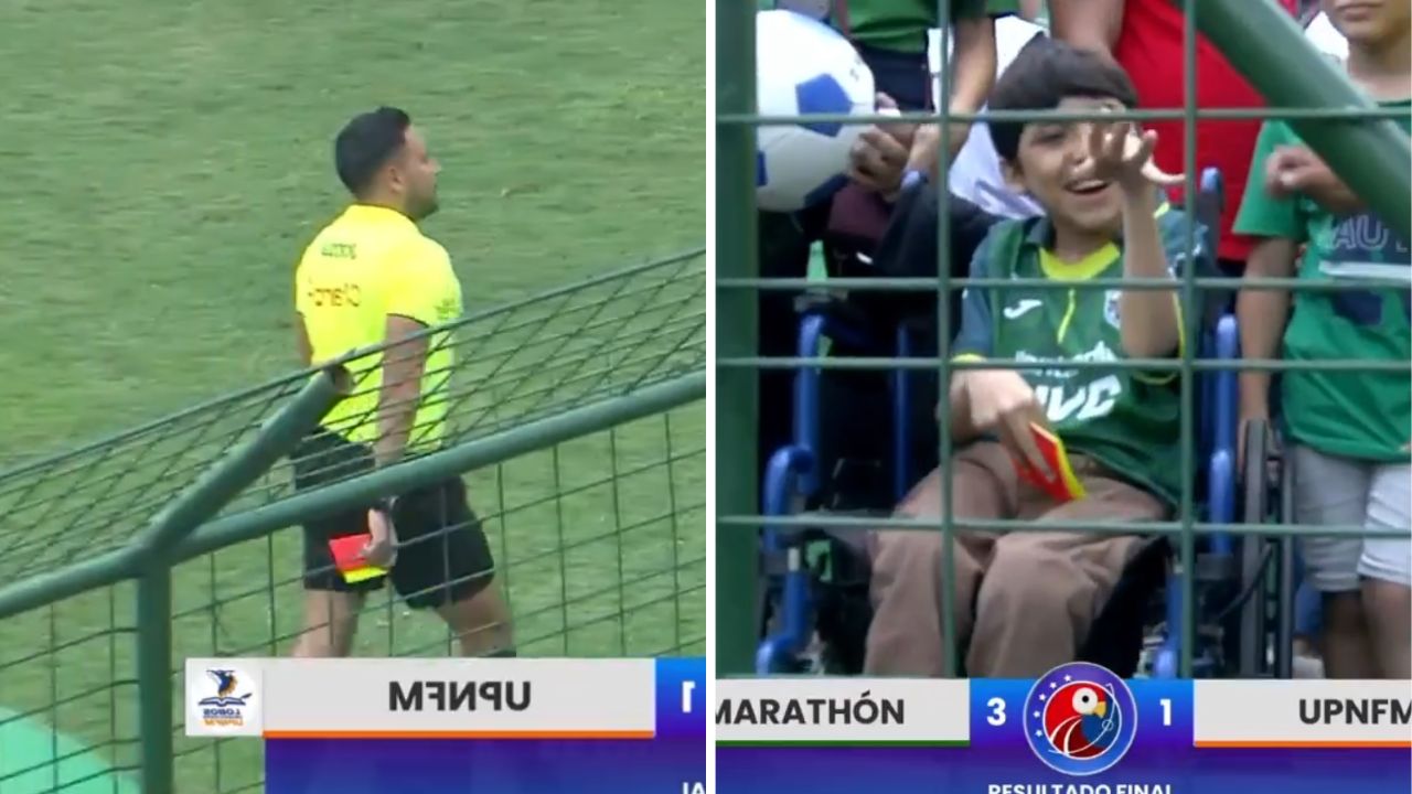 El tremendo gesto de Said Martínez con un aficionado del Marathón