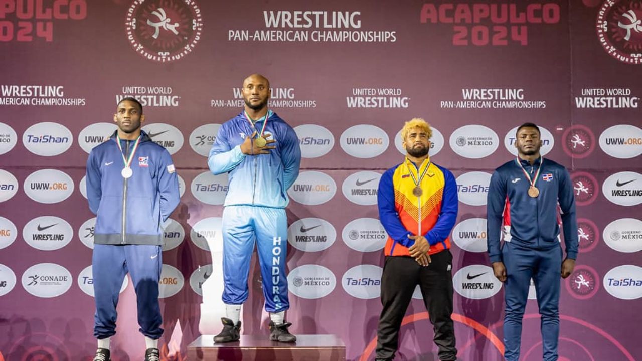 Atleta hondureño queda campeón de torneo panamericano de lucha grecoromana