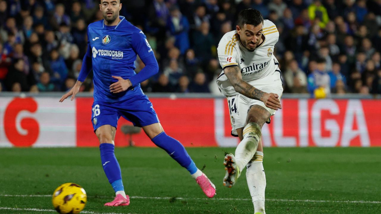 Real Madrid asalta el liderato tras ganarle al Getafe con doblete de Joselu