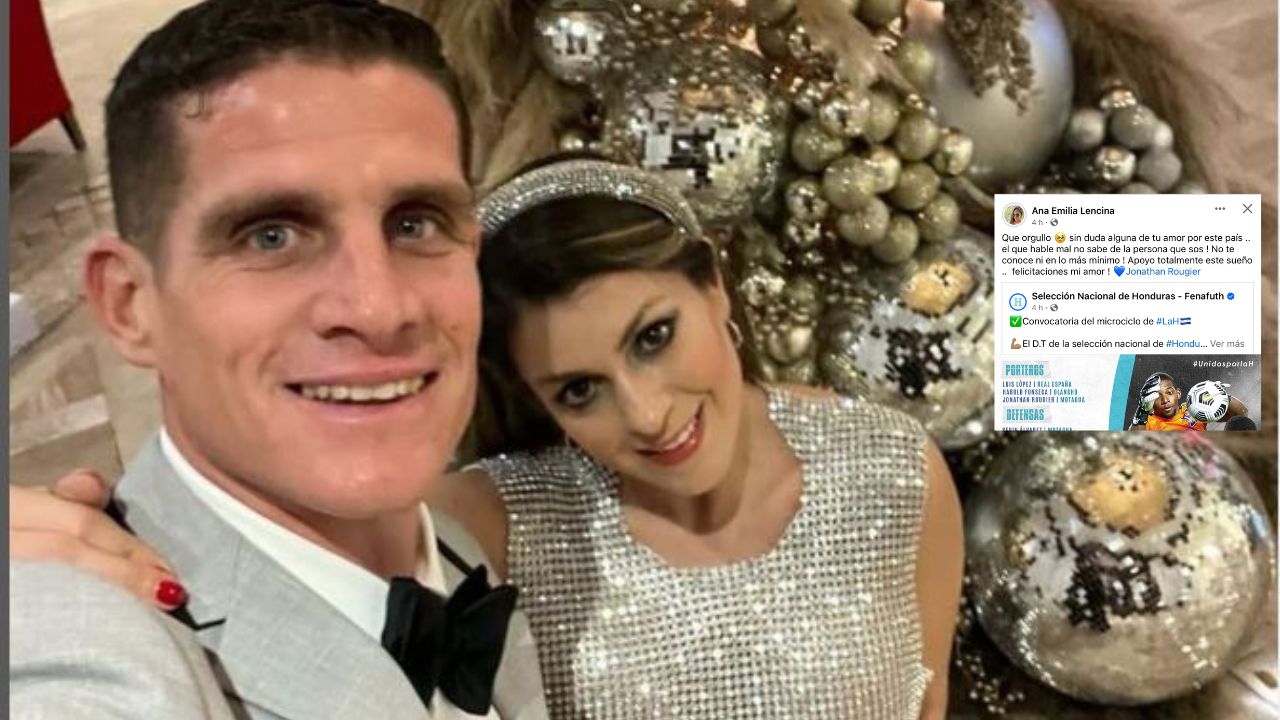 Esposa de Jonathan Rougier realiza emotiva felicitación al portero por llamado a la H