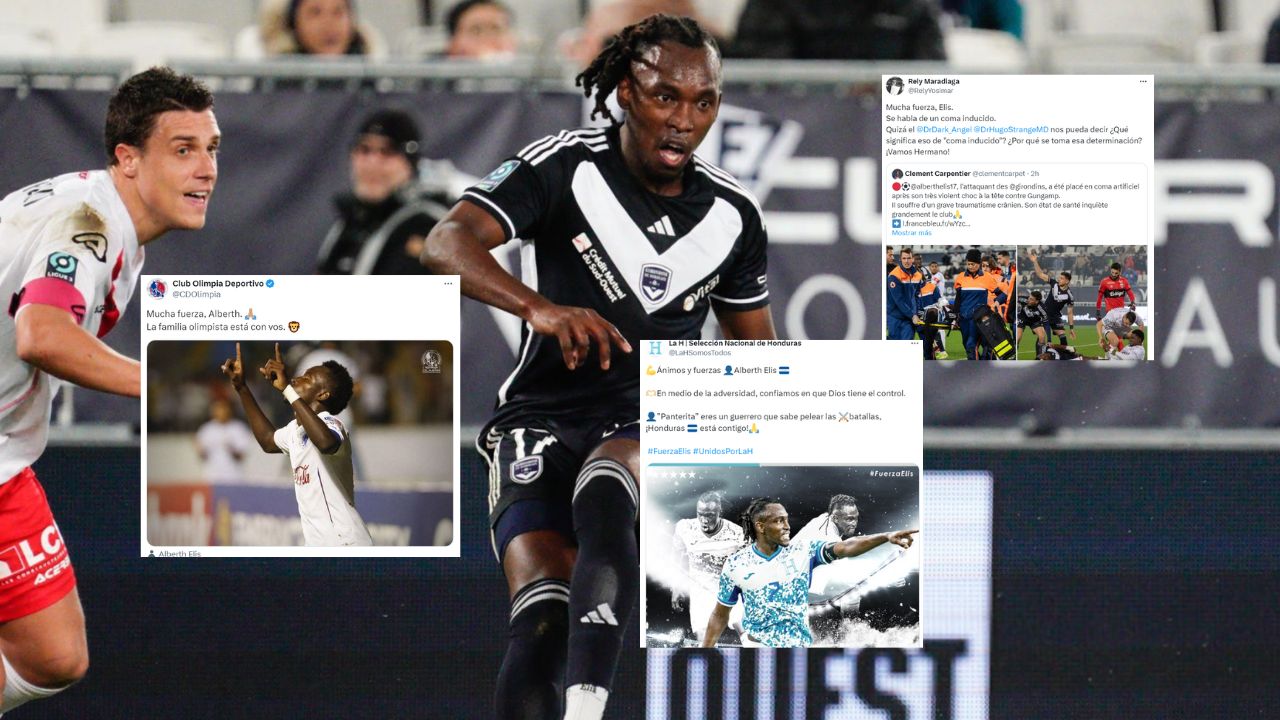 Personalidades del fútbol hondureño reaccionan tras el grave lesión de Alberth Elis