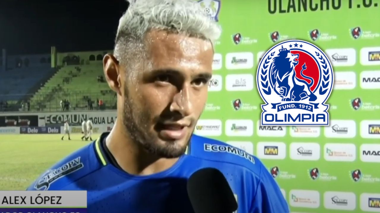 Alex López le deja advertencia al Olimpia tras su debut con el Olancho FC