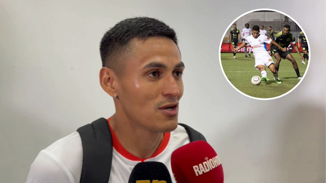 Andy Najar lanza crítica al planteamiento de Olancho FC y reacciona al arbitraje del juego