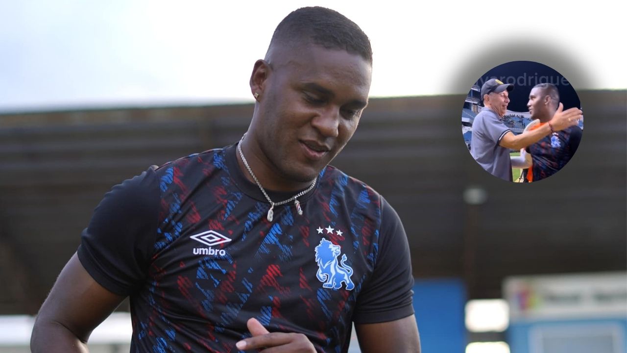 Brayan Beckeles le deja inesperada petición a Miguel Falero con jugador del Olimpia