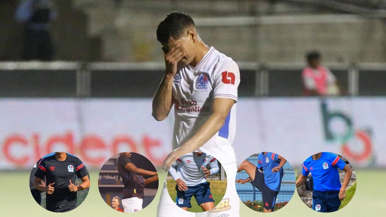 Las cinco opciones que maneja Olimpia para reemplazar a Carlos Pineda ante Motagua