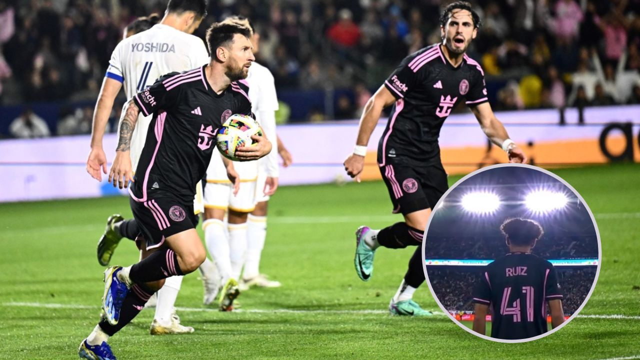 ¿Qué pasó con David Ruíz? Messi rescató al Inter Miami frente al LA Galaxy