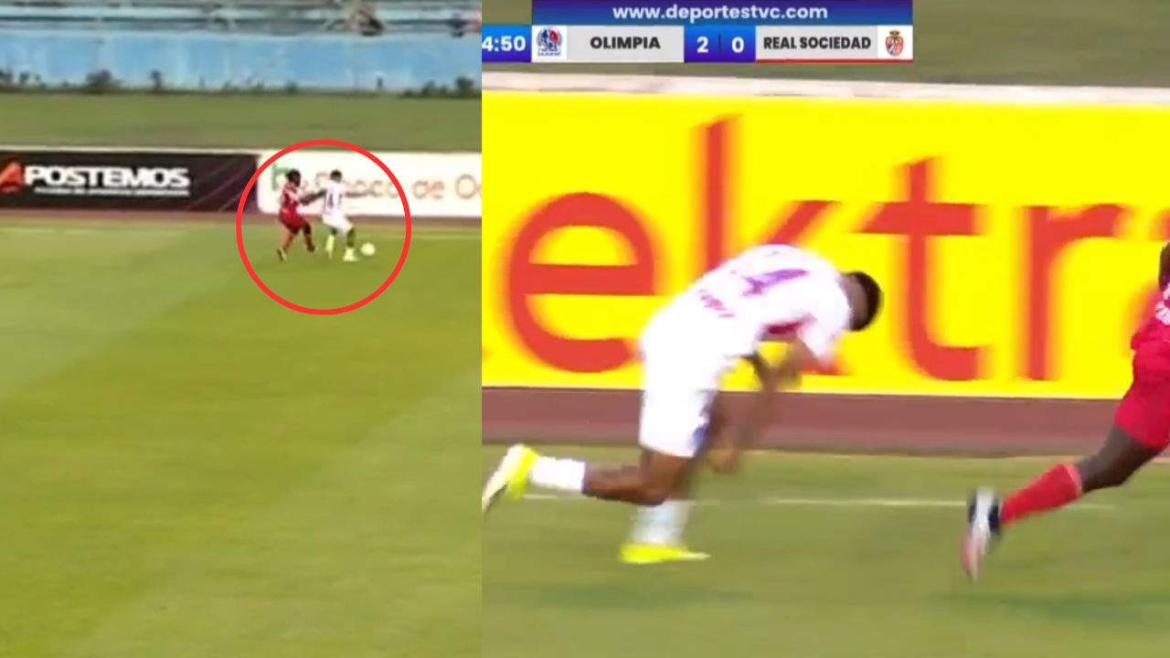 El terrible error de Andy Najar que terminó en el gol en contra del Olimpia