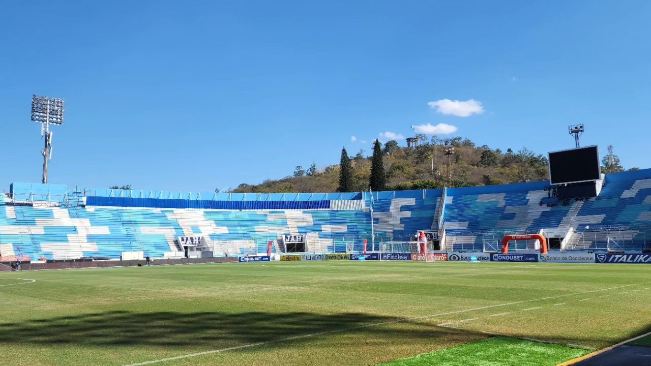 Así luce la grama del estadio Nacional tras el regreso del fútbol de la Liga Nacional