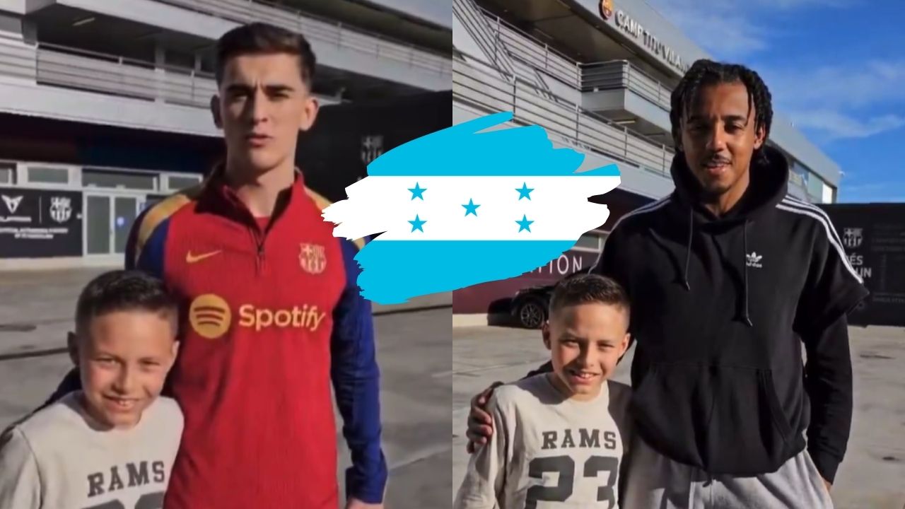Jugadores del FC Barcelona sorprenden con un mensaje para Honduras