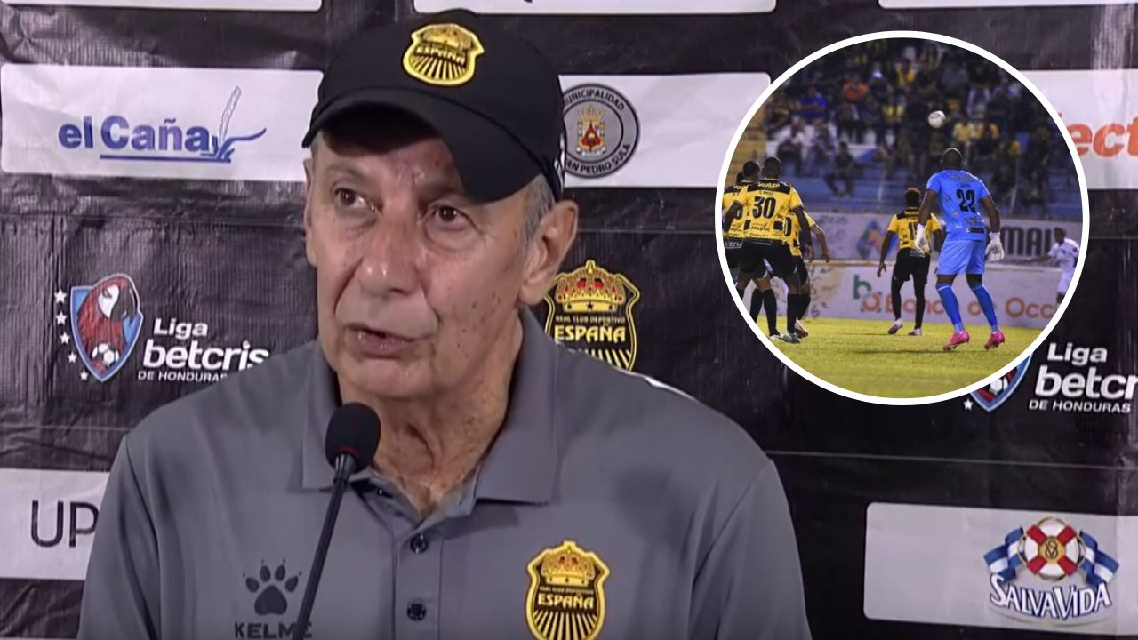 Miguel Falero sorprende con su respuesta sobre gol olímpico que sufrió Real España en el clásico