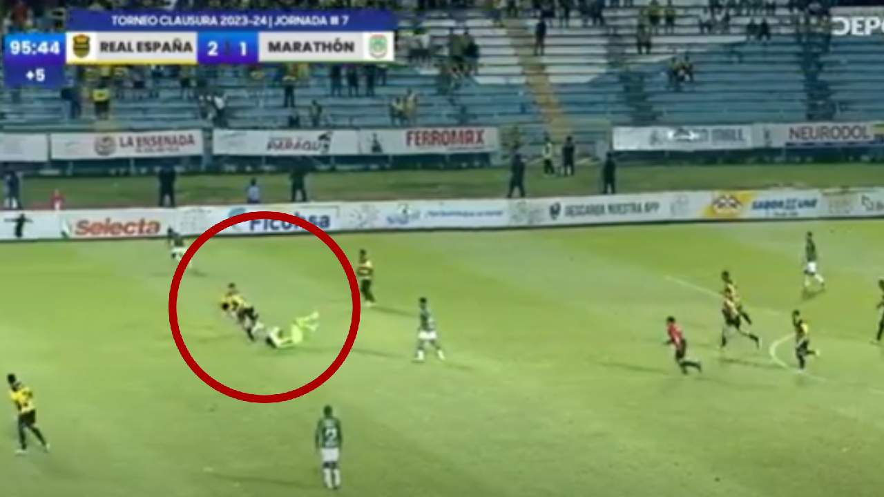 El tremendo fiasco de César Samudio que provocó el tercer gol de Real España