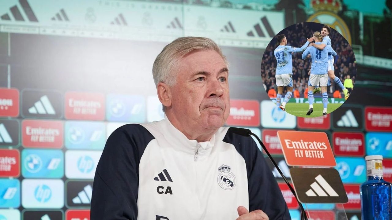 Carlo Ancelotti reacciona al emparejamiento con el Manchester City y envía un mensaje a los aficionados