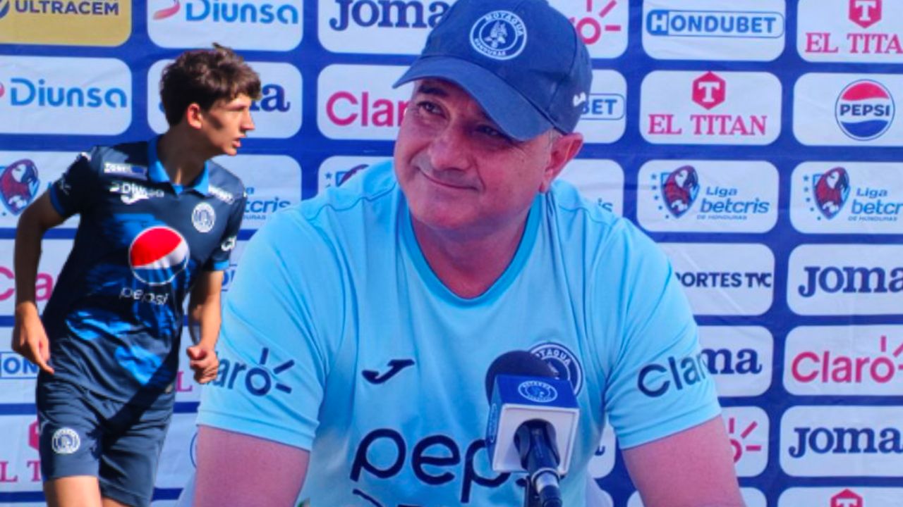 Diego Vazquez reacciona al doblete de su hijo en las reservas del Motagua