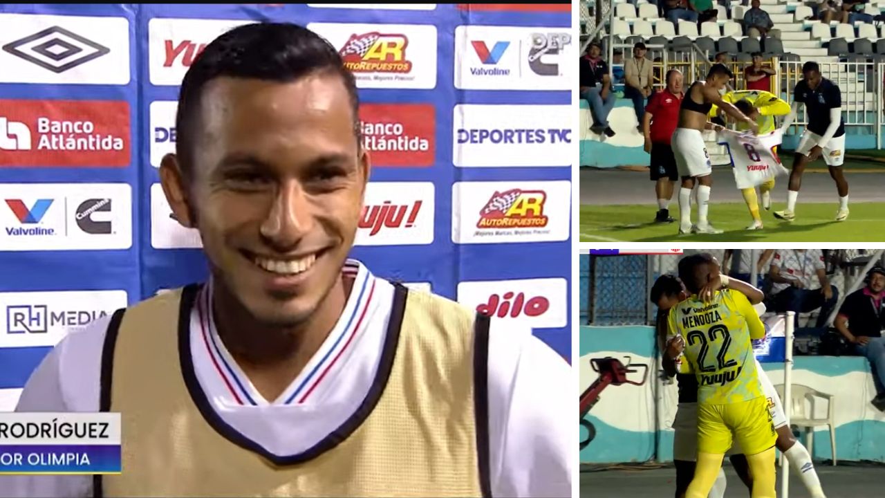 Edwin Rodríguez explica alocada celebración en gol ante Vida