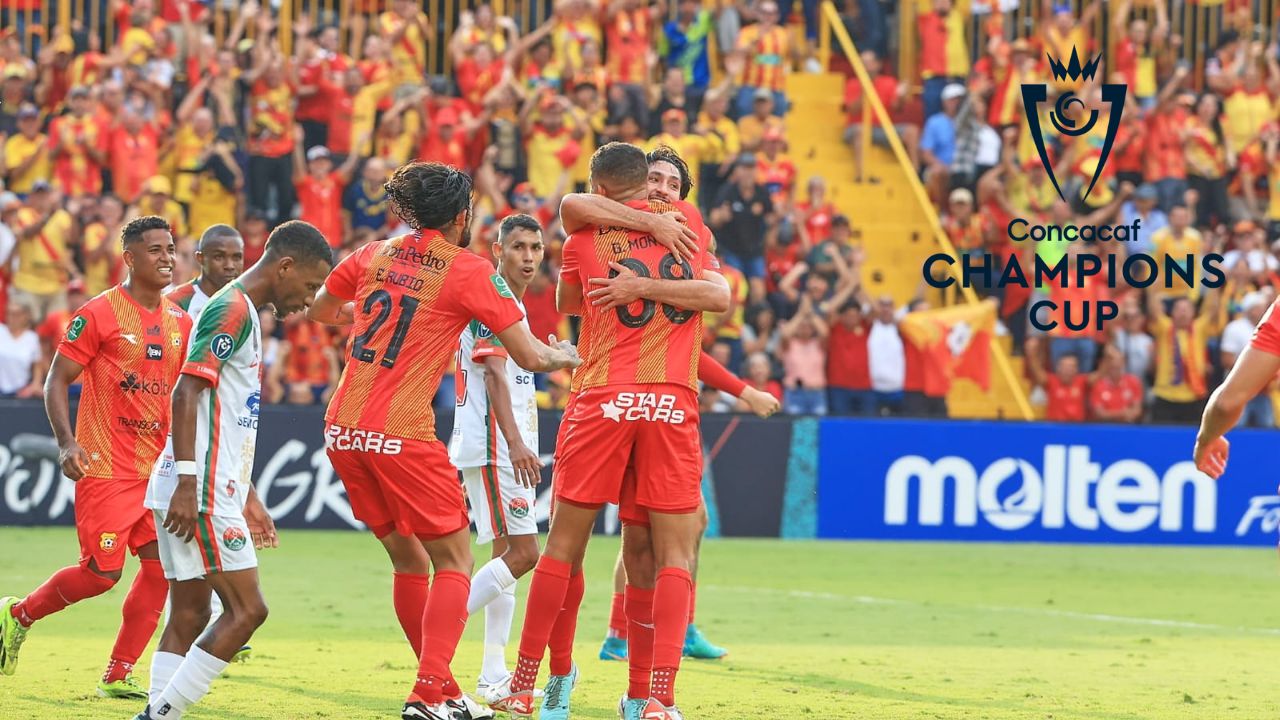 Getsel Montes y Joshua Canales hacen historia con el Herediano en Concacaf Champions Cup