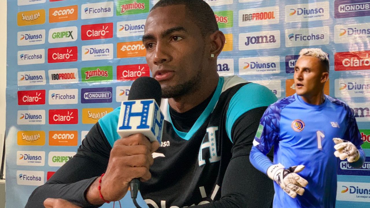 Jerry Bengtson reta a Keylor Navas recordándole goles que le ha metido previo al repechaje