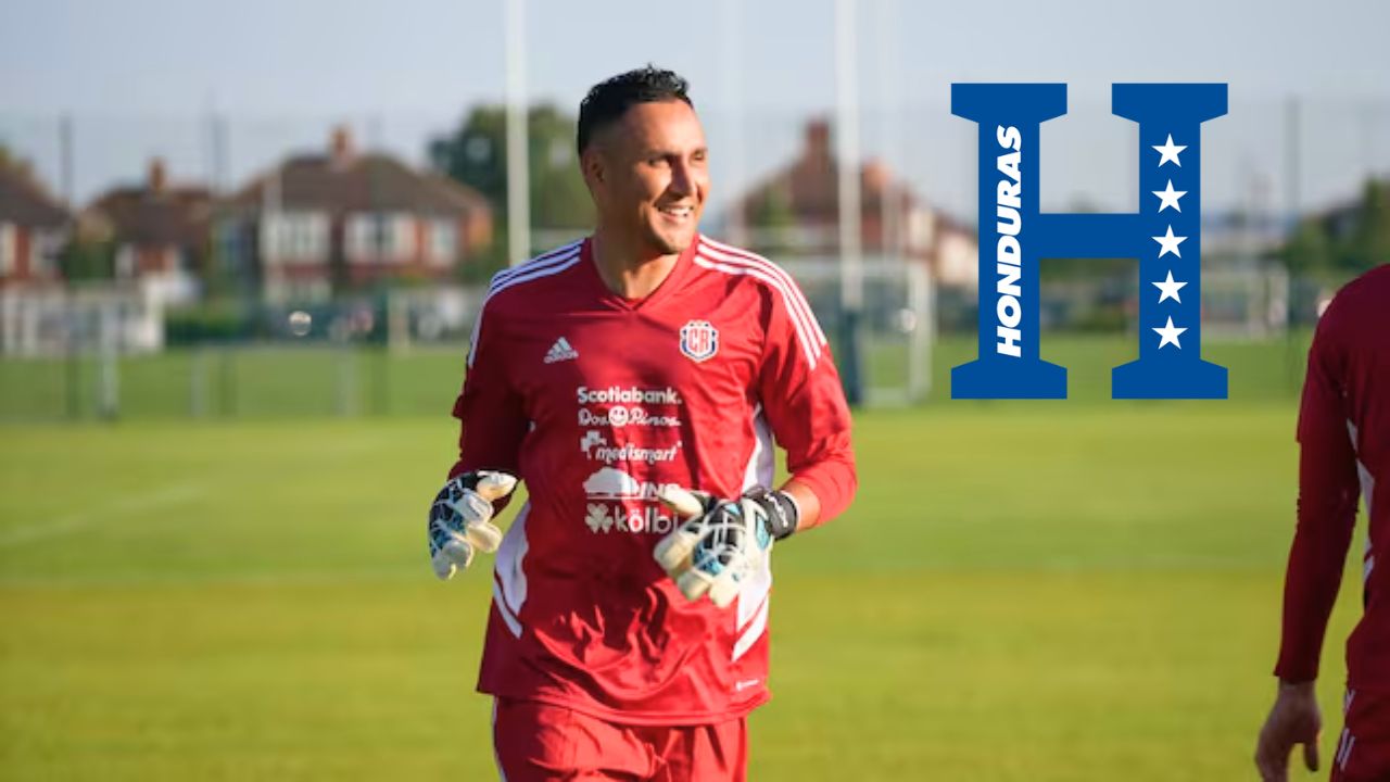 Keylor Navas en busca de un favorazo de parte de la selección de Honduras