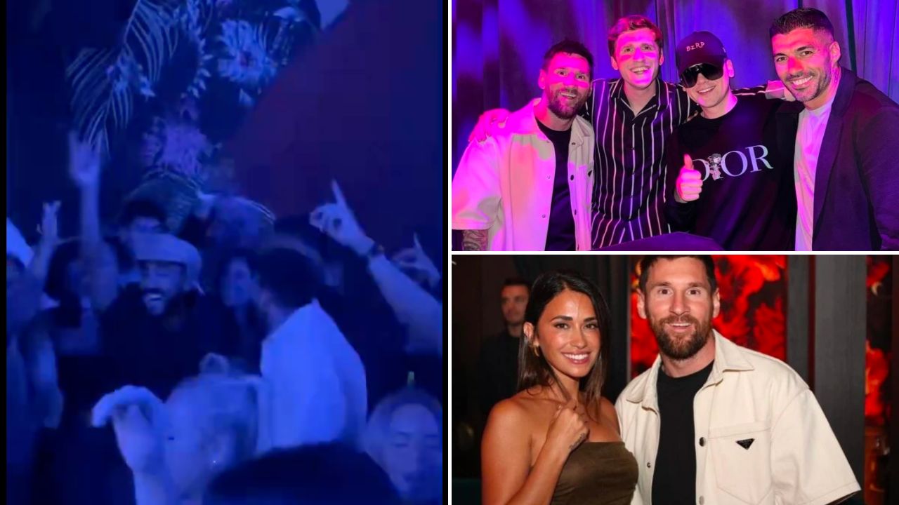 Lionel Messi fue captado cantando y bailando en disco tras goleada del Inter Miami