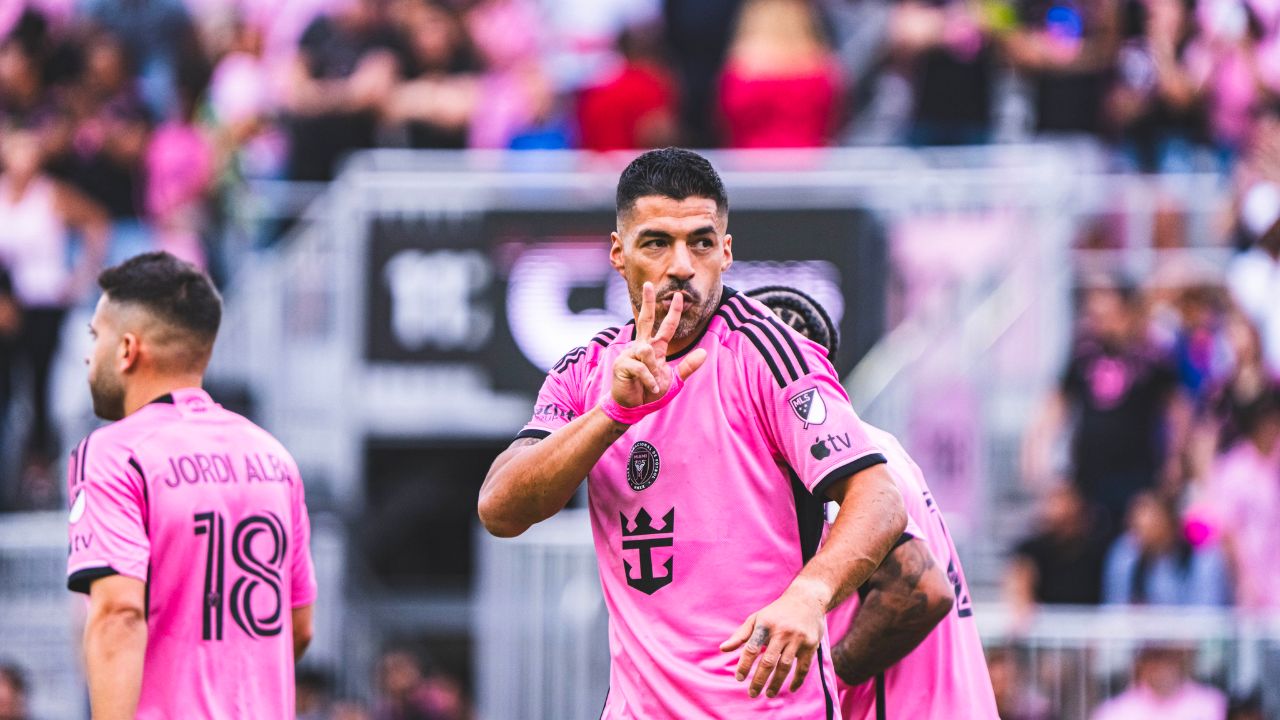 Luis Suarez anota su primer gol con el Inter Miami en la MLS