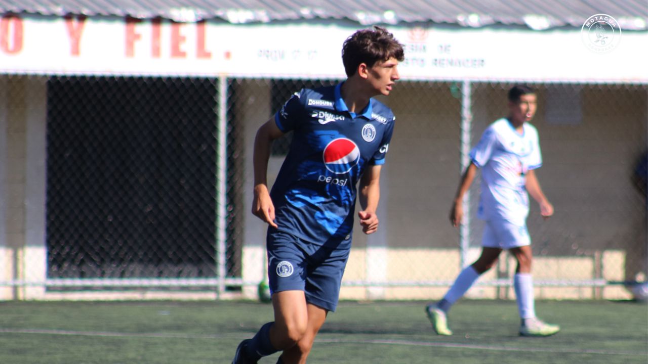 Hijo de Diego Vazquez, Mathías Vazquez, se lució con un doblete con las Reservas del Motagua