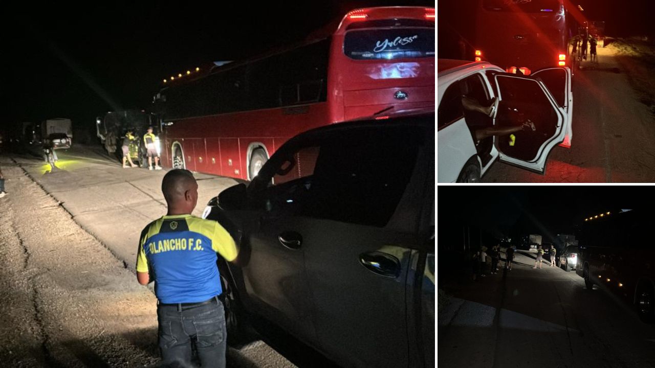 Olancho FC sufre problema en la carretera rumbo a Tocoa previo a la jornada 11