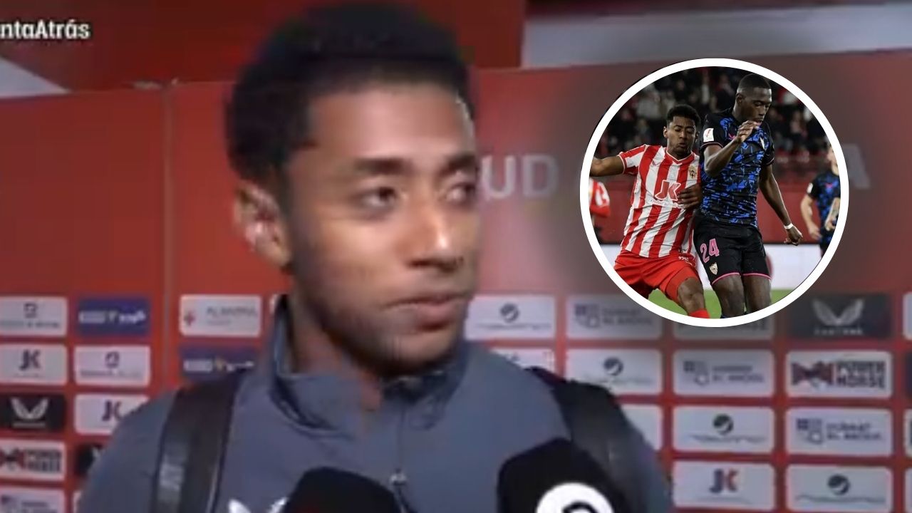 La inesperada reacción de Choco Lozano tras el empate de Almería ante Sevilla