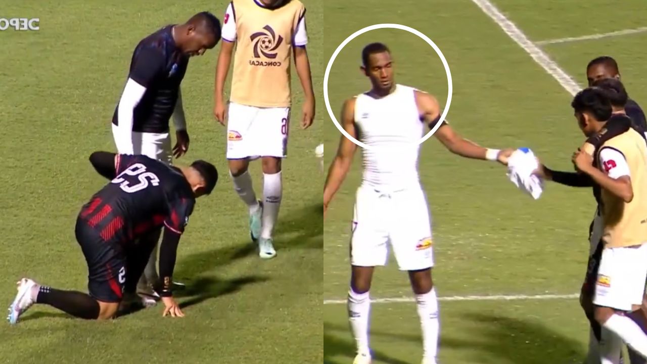 Beckeles protagoniza tremendo gesto con rival y esto hizo Jerry Bengtson al notarlo