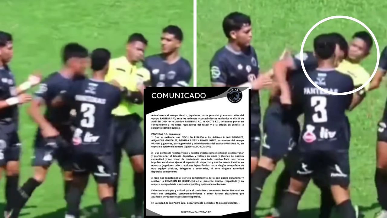 Equipo de Alberth Elis extiende comunicado tras agresión a árbitro