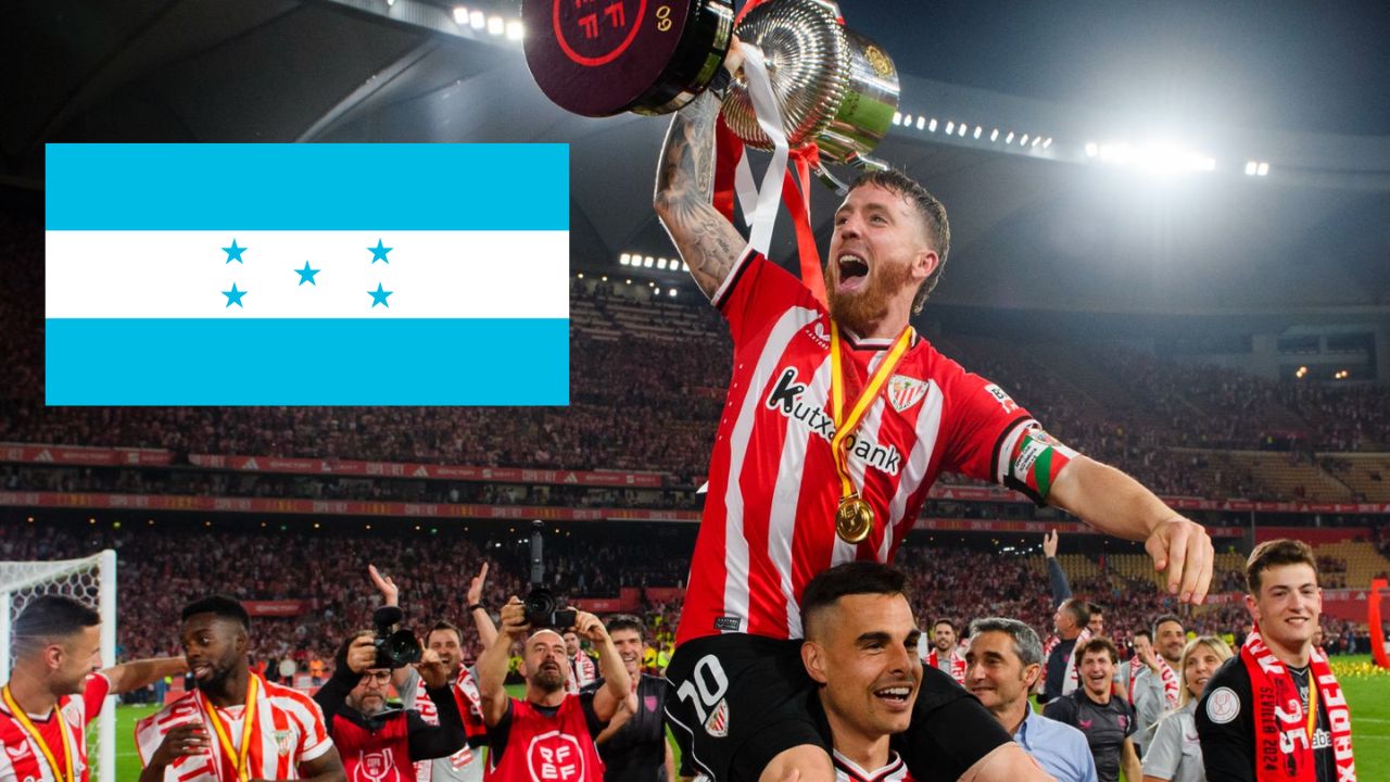 Athletic Club celebra su título de Copa del Rey con 'guiño' a Honduras