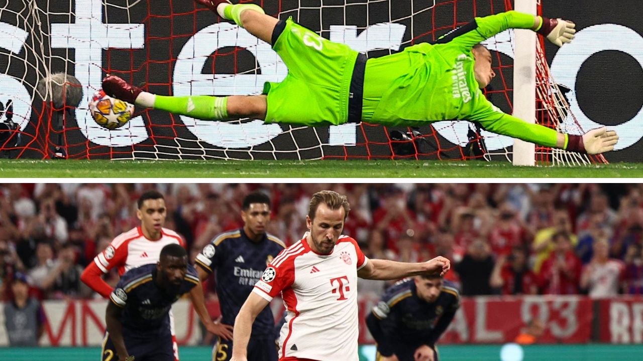 Los dos goles, en cinco minutos, que recibió el Real Madrid en el Allianz Arena