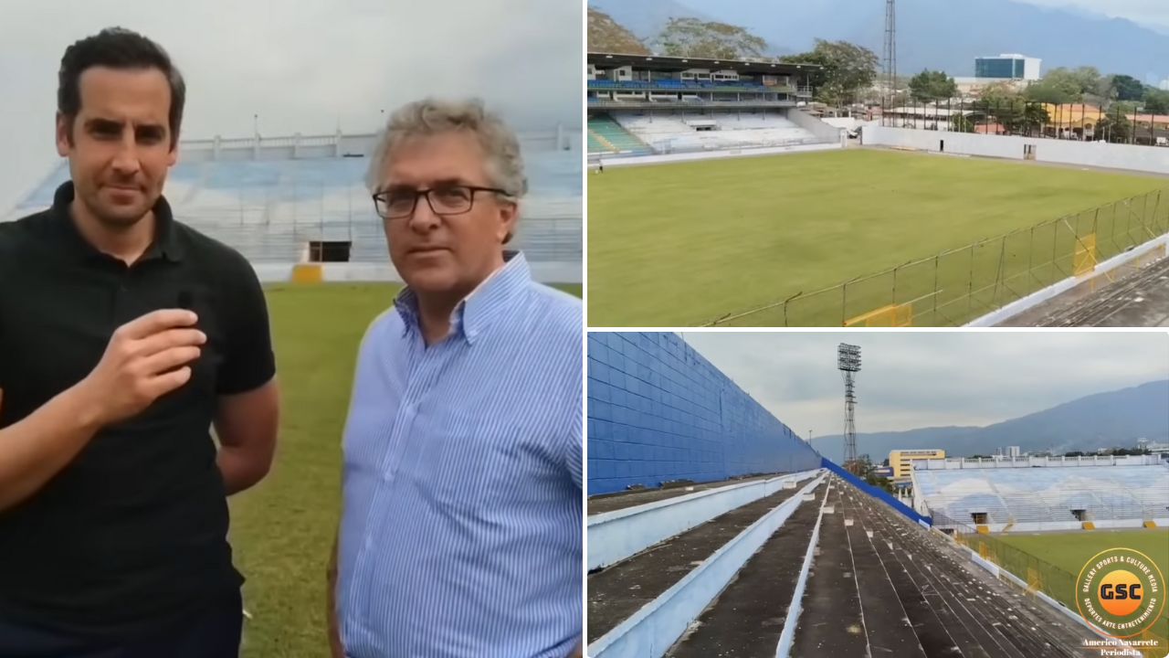 Estadio Morazán recibe inédito reporte de expertos italianos que llegaron a San Pedro Sula