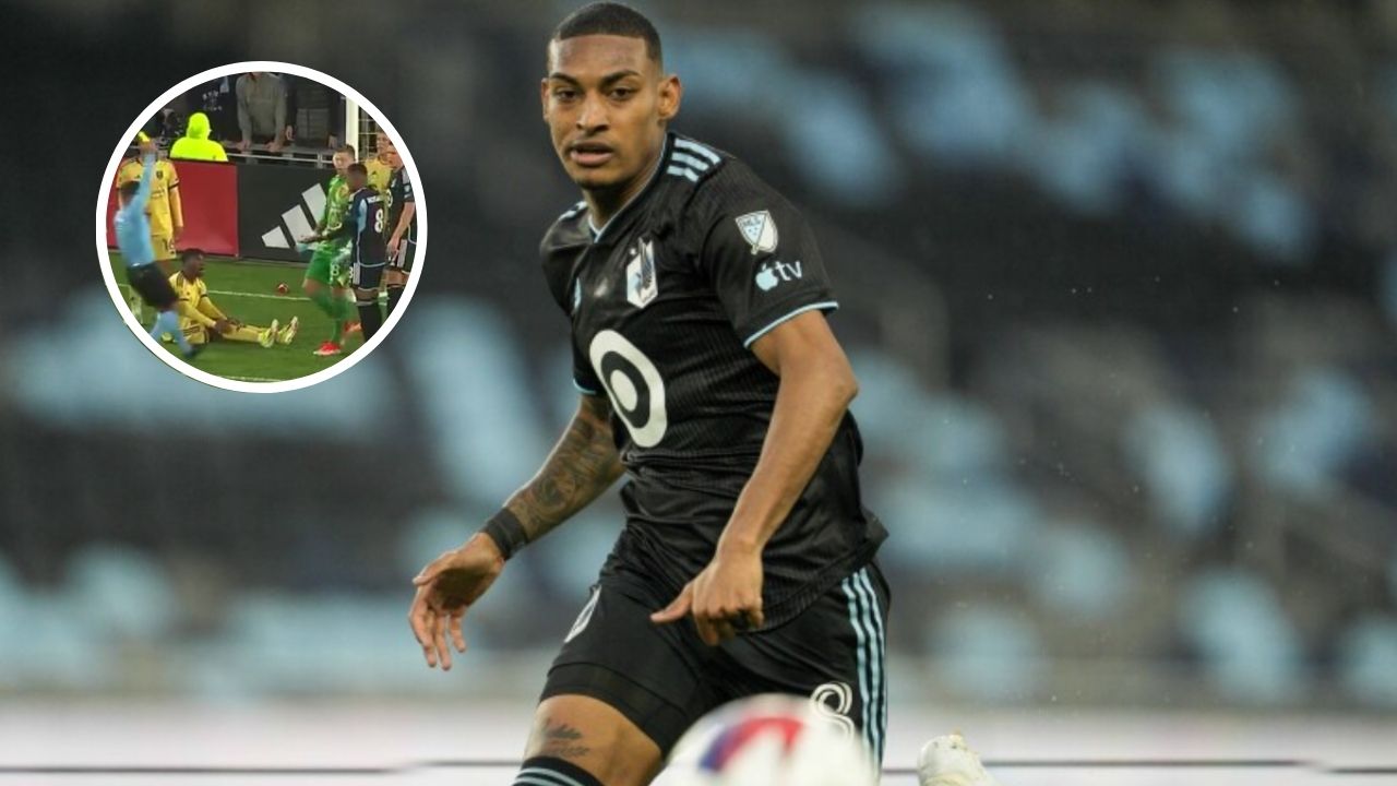 Joseph Rosales le deja mensaje al árbitro que lo expulso en partido de la MLS