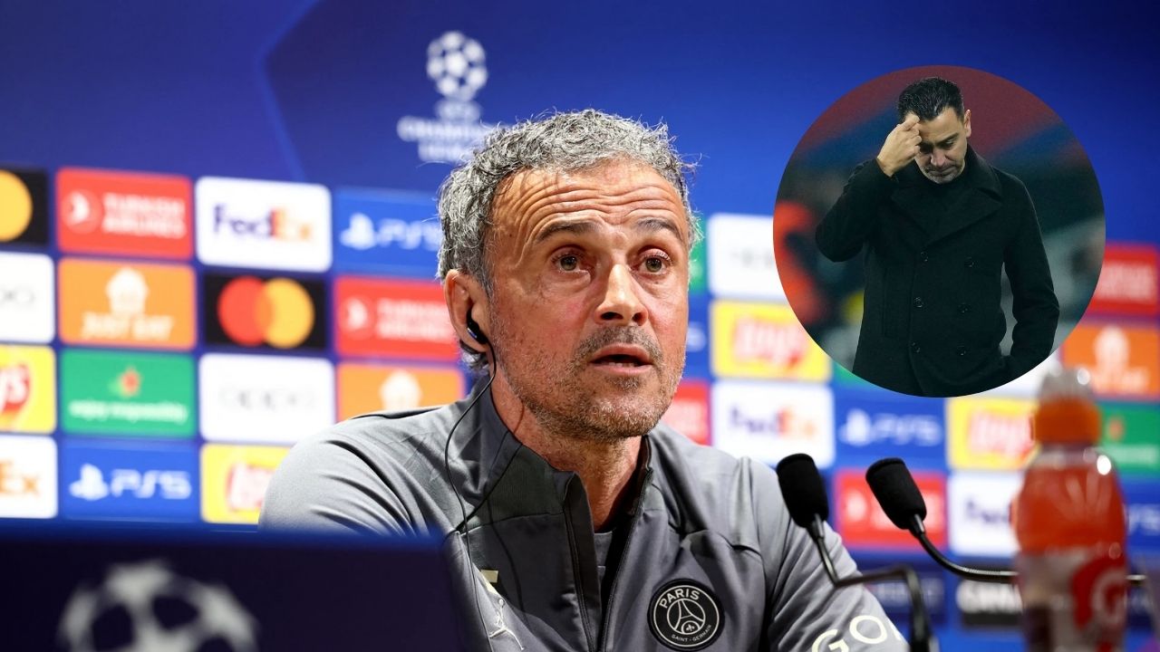 Luis Enrique provoca a Xavi previo al duelo por los Cuartos de Final de la Champions League