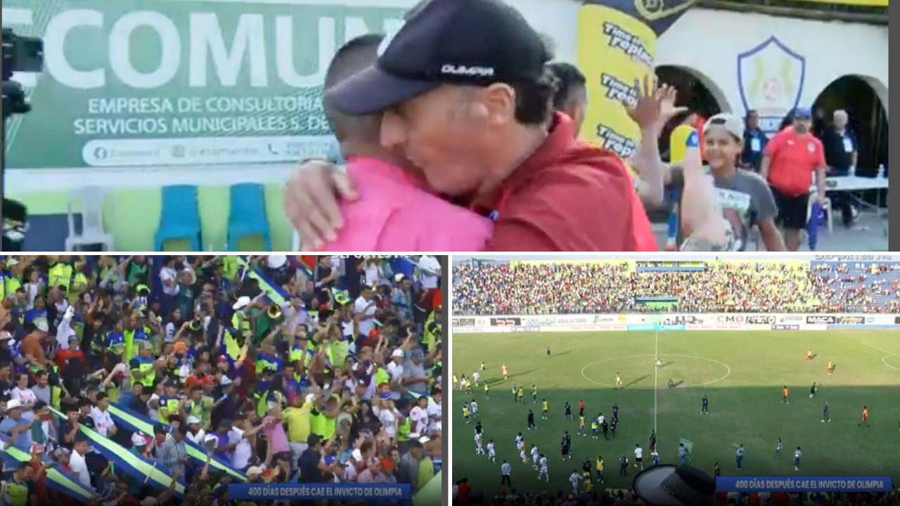 Olancho FC y sus festejos tras quitarle histórico invicto al Olimpia